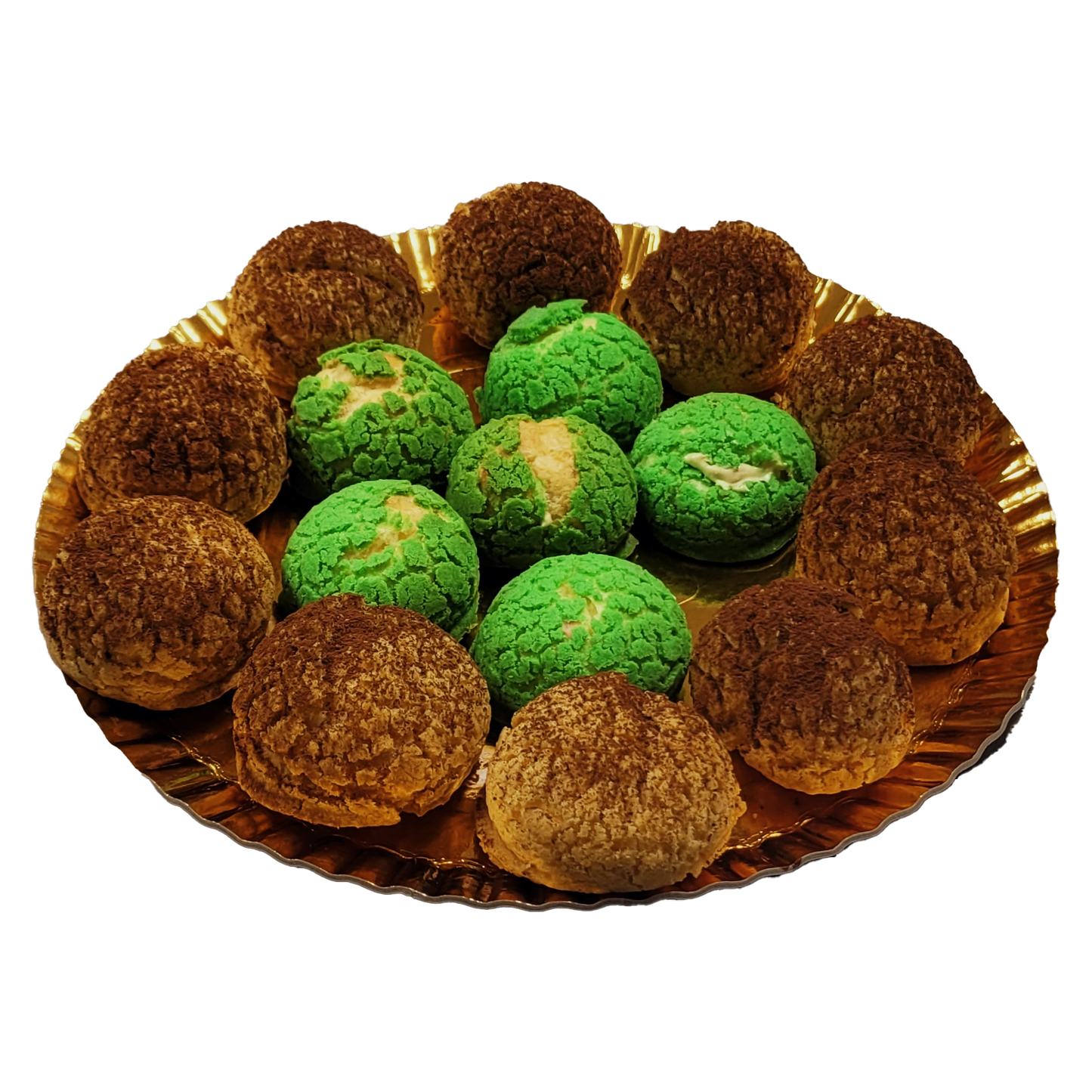 Platou Choux au Craqueline Fistic + Tiramisu