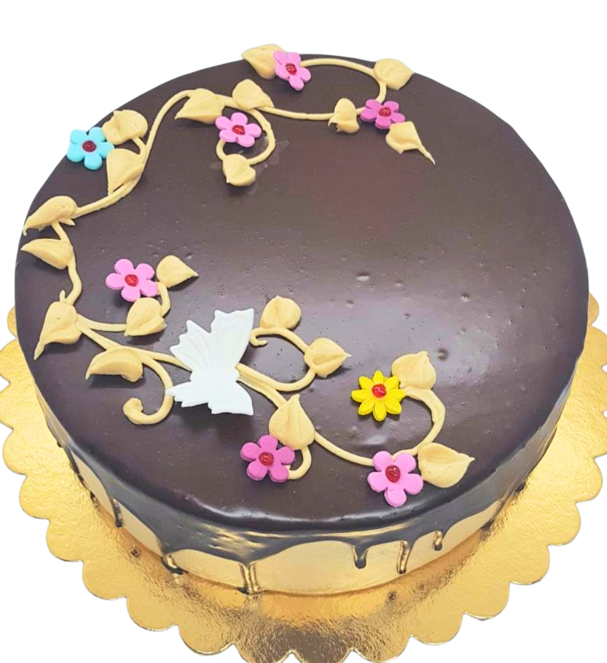 Tort caramel sarat. Tort aniversare. Tort clasic.