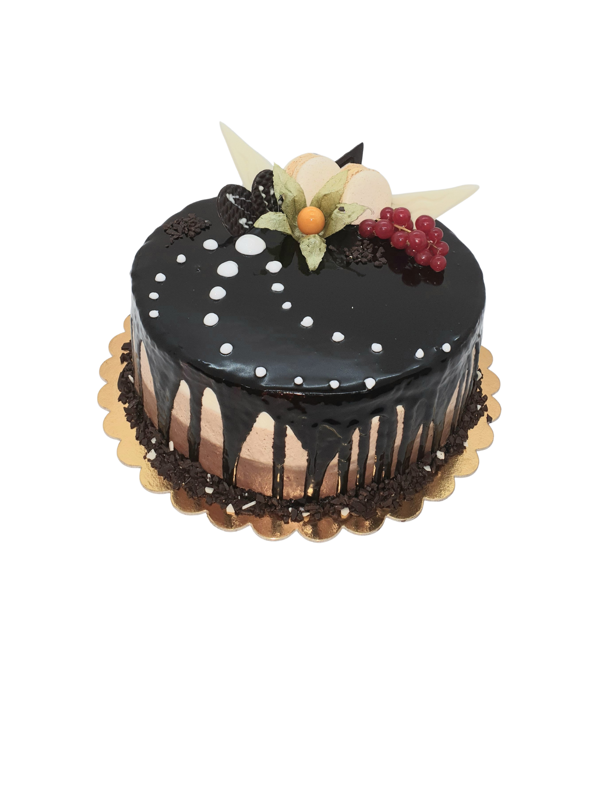 Tort trio mousse. Tort aniversare. Tort clasic.
