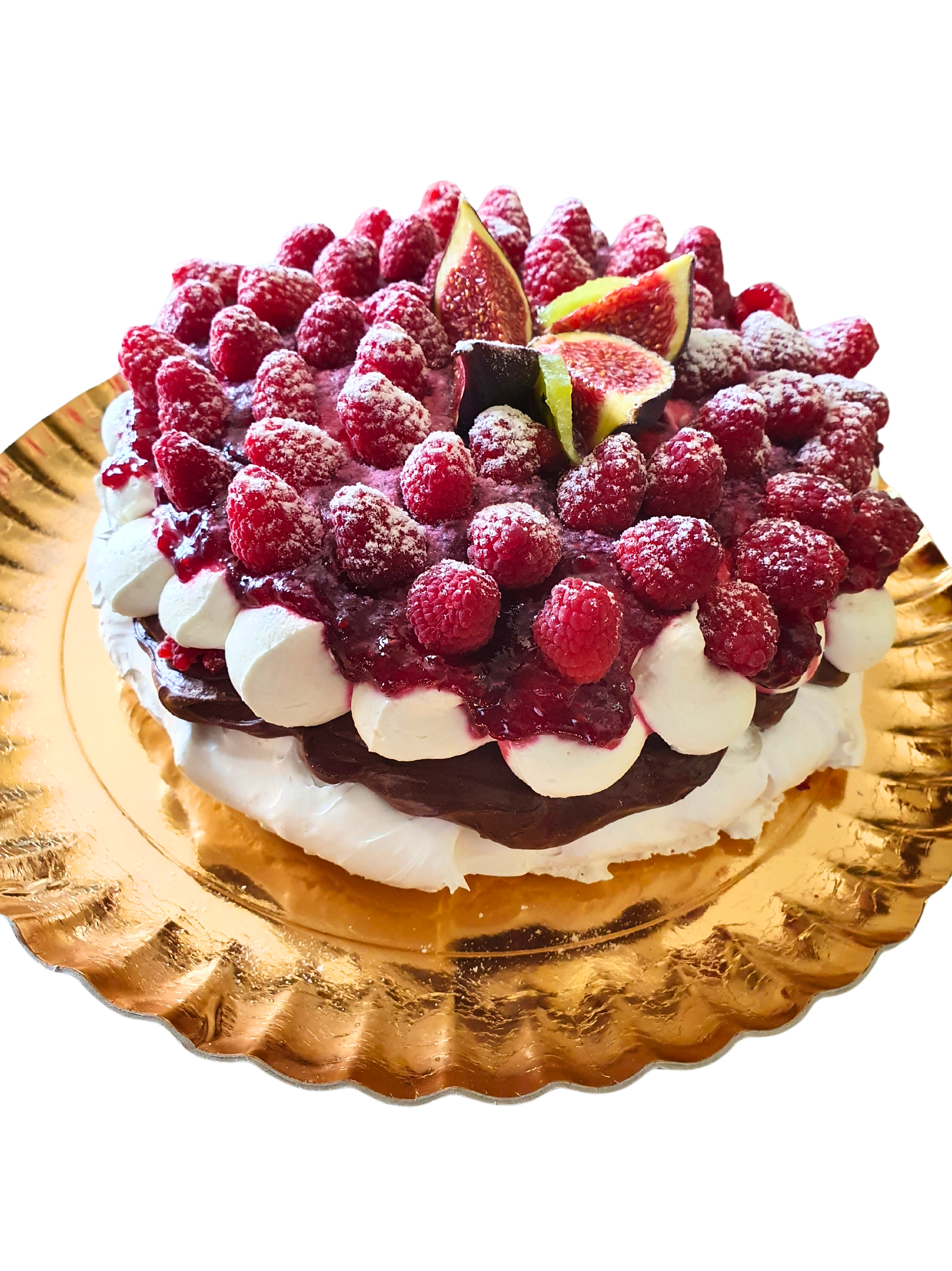 Tort pavlova cu ciocolata. Tort aniversare. Tort clasic.