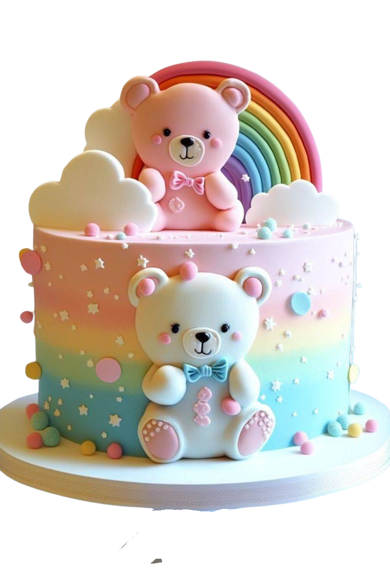 Tort ursuleti. Tort aniversare. Tort clasic.