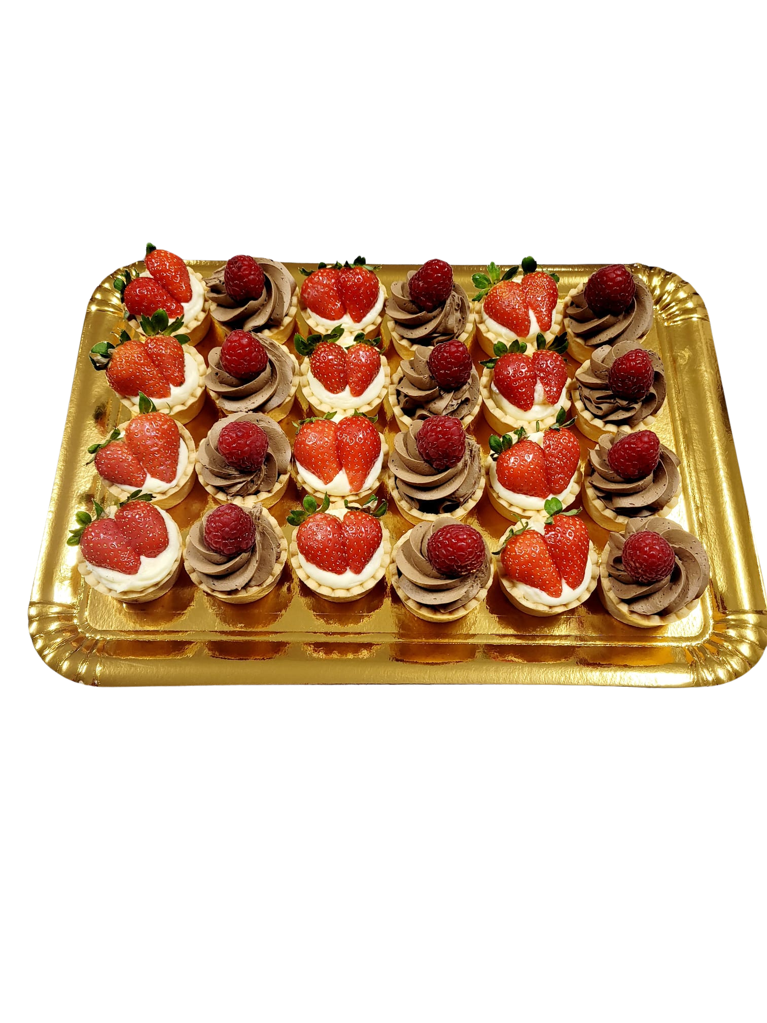Platou minitarte fructe.Minitarte ciocolata