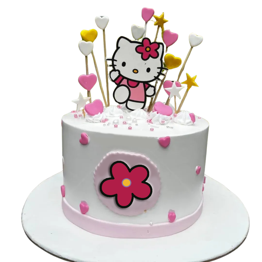 Tort Hello Kitty Inimioare
