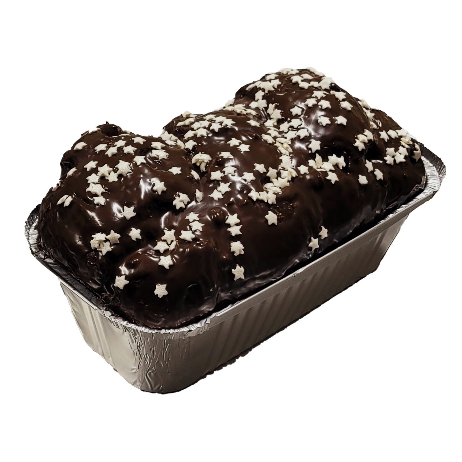 cozonac ciocolata cu migdale glazurat